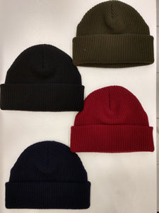 Cashmere Wool Waffle Knit Beanie